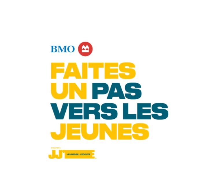 BMO Faites Un Pas Vers Les Jeunes logo