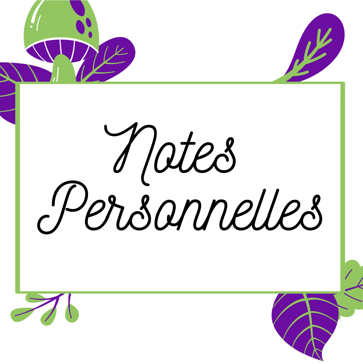 Notes personnelles thumbnail