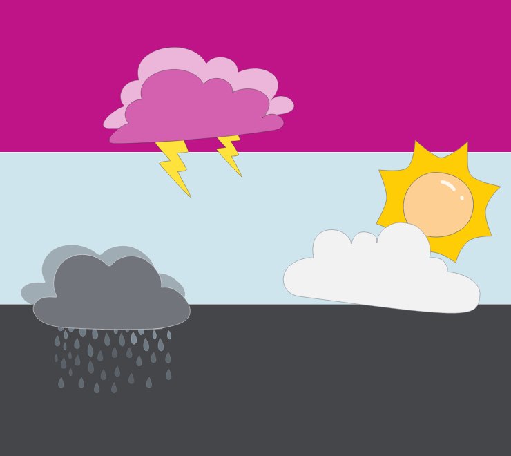 illustration of weather